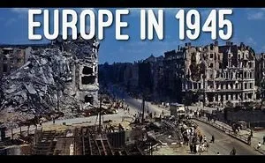 Europe In 1945, Post World War Ii (hd 1080p Color Footage)