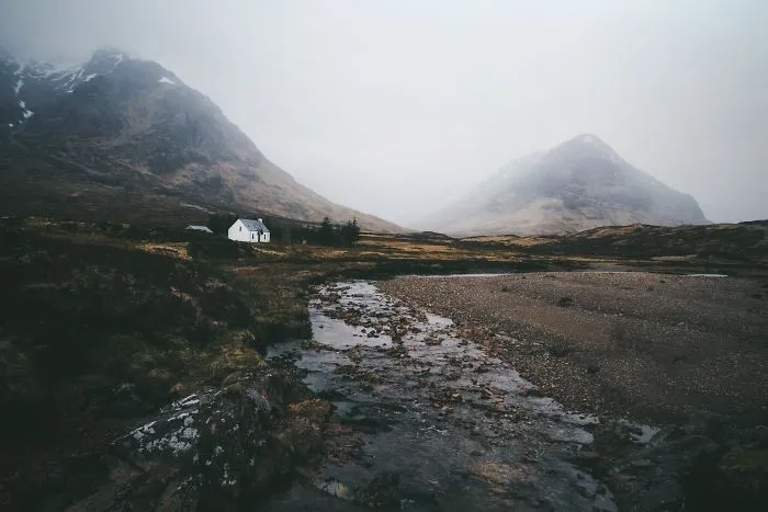 The Lonely Cottage, Glencoe, Scotland
