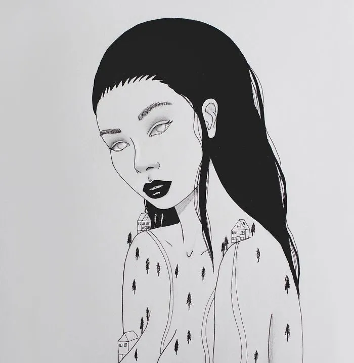 I Illustrate Woman's Inner World
