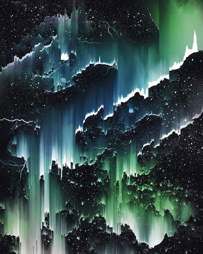 I Create Colorful Abstract Images That Look Like Celestial Dreams