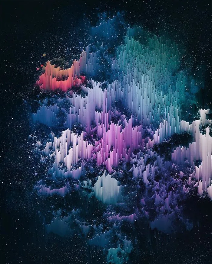 I Create Colorful Abstract Images That Look Like Celestial Dreams