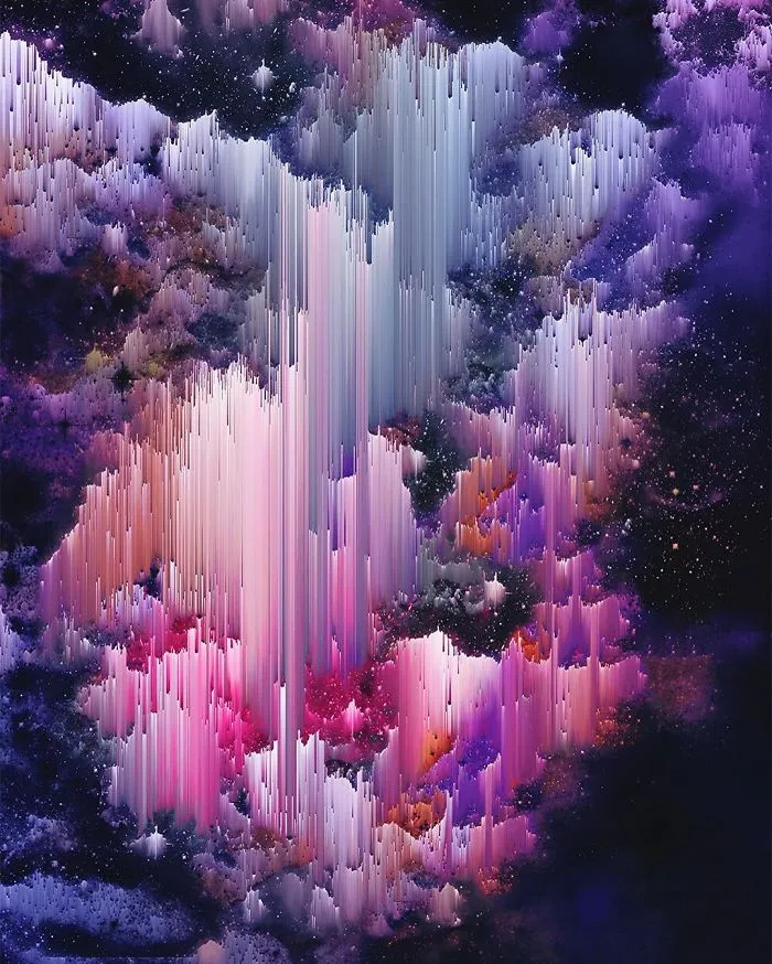 I Create Colorful Abstract Images That Look Like Celestial Dreams