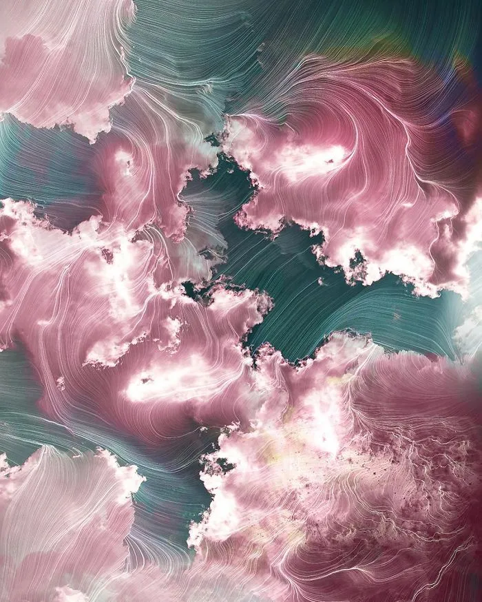 I Create Colorful Abstract Images That Look Like Celestial Dreams