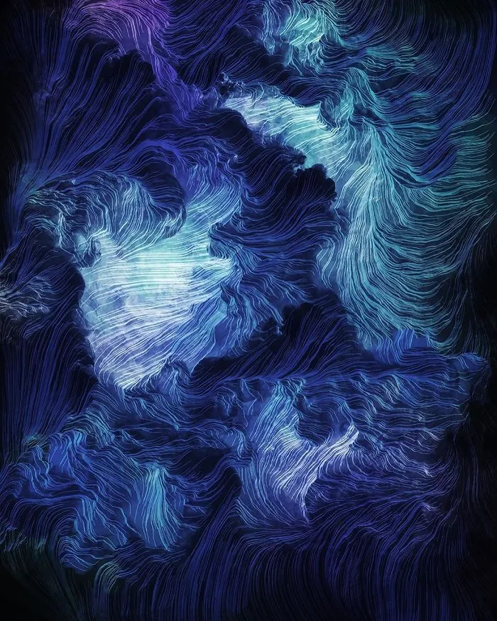 I Create Colorful Abstract Images That Look Like Celestial Dreams