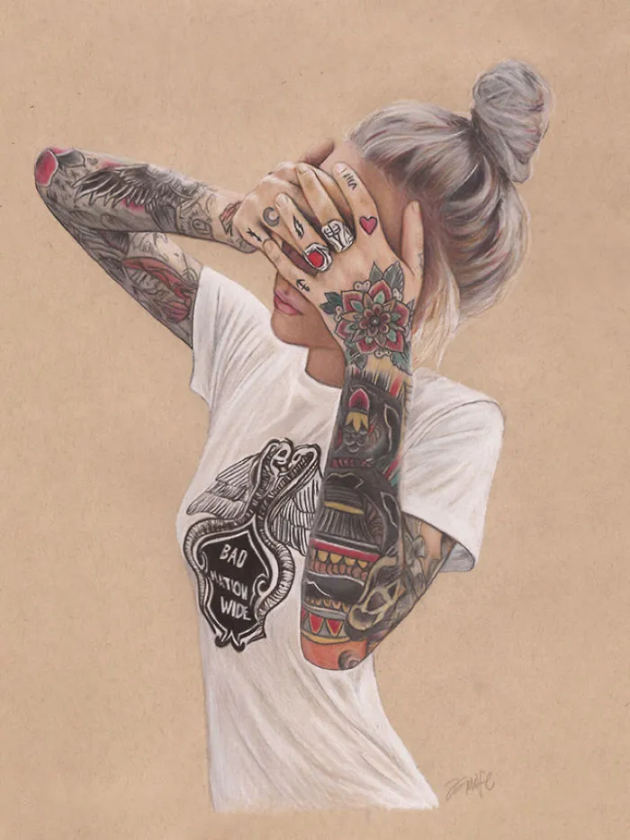I Create Colorful Photorealistic Drawings With Colored Pencils