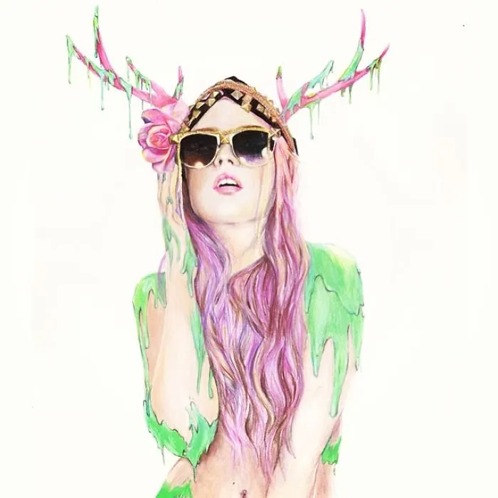 I Create Colorful Photorealistic Drawings With Colored Pencils