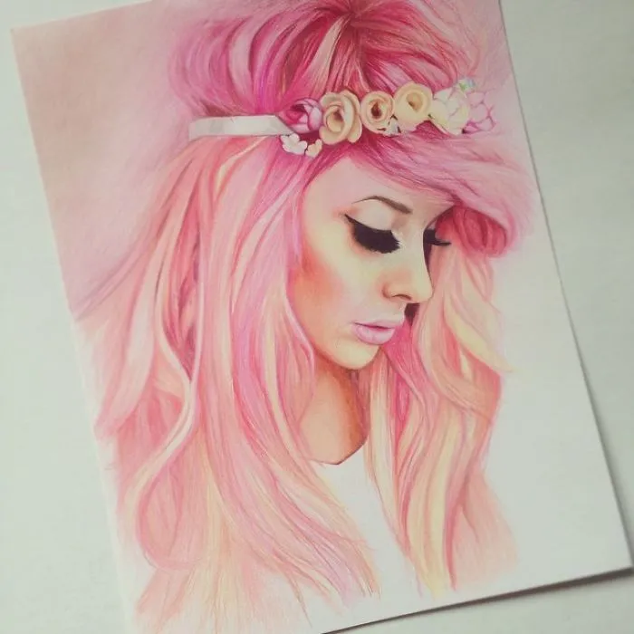 I Create Colorful Photorealistic Drawings With Colored Pencils