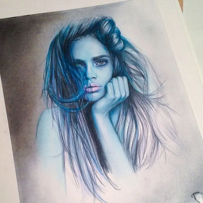 I Create Colorful Photorealistic Drawings With Colored Pencils
