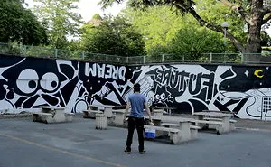 I Turned The Novel "The Alchemist" Into An 85m Long Painting In A Highschool