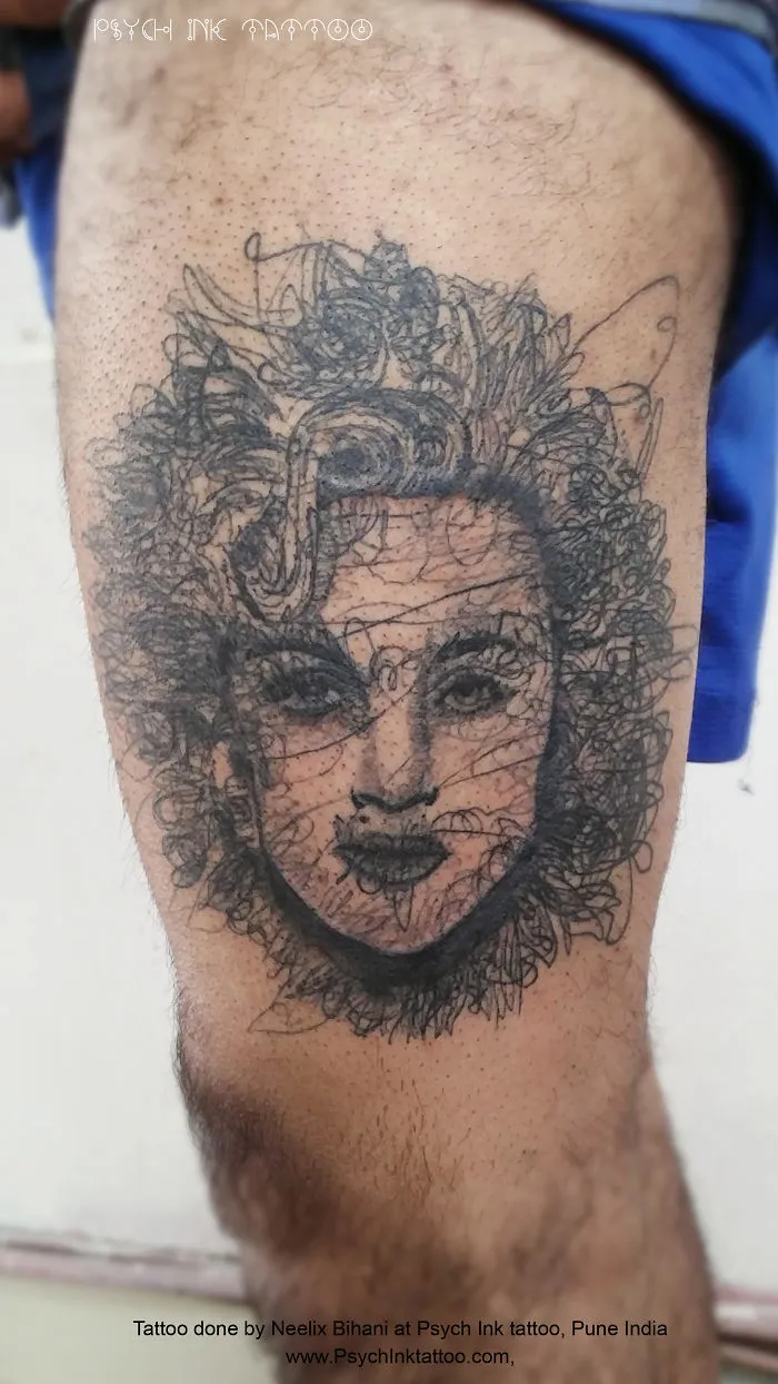 The First Ever Scribbling Tattoo