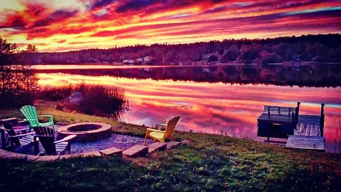 Sunsets Over Ritchie Lake (photography)