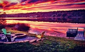 Sunsets Over Ritchie Lake (photography)