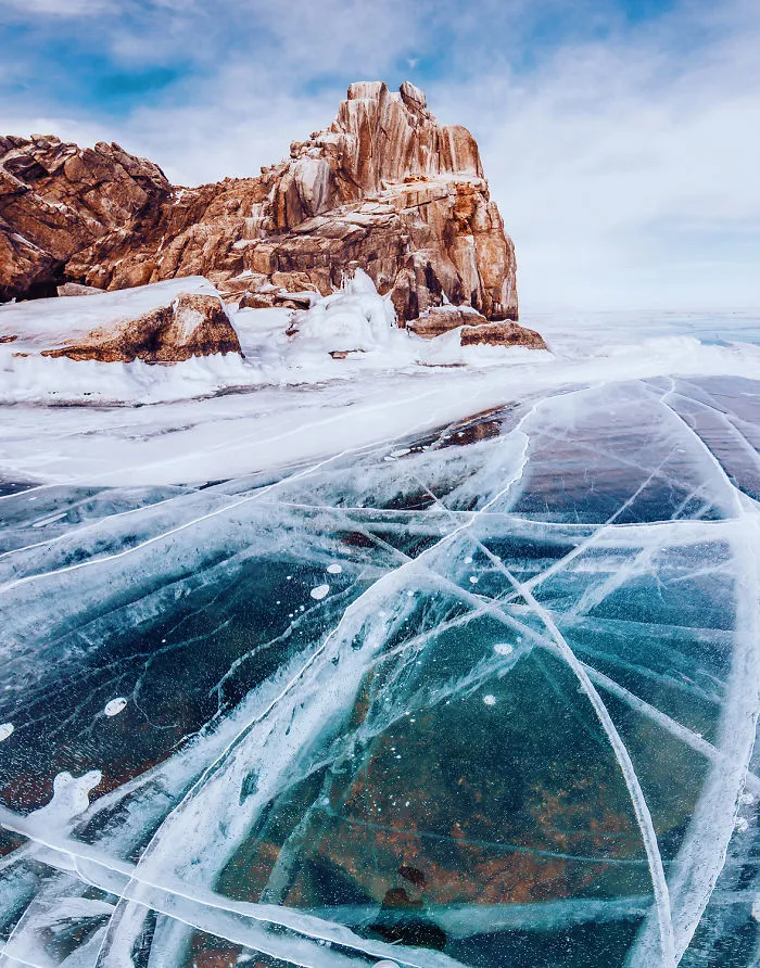 I Walked On Frozen Baikal, The Deepest And Oldest Lake On Earth To Capture Its Otherworldly Beauty