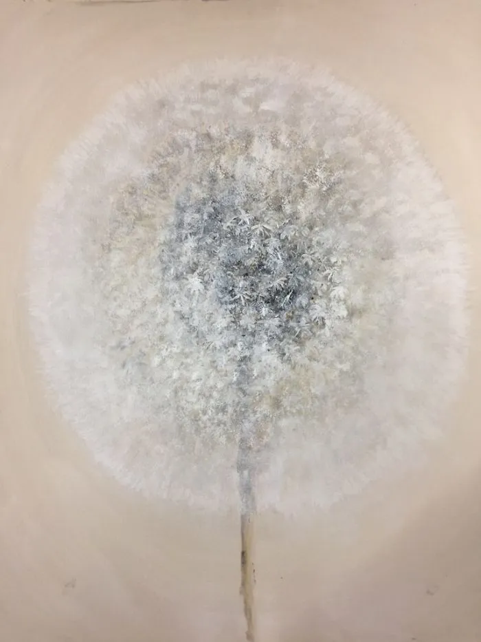 Whisper Is A Large Painting,  Painted With Various Mediums And Is For The Teenage Cancer Unit As Way To Say Thank You For Looking After My Son With Leukaemia