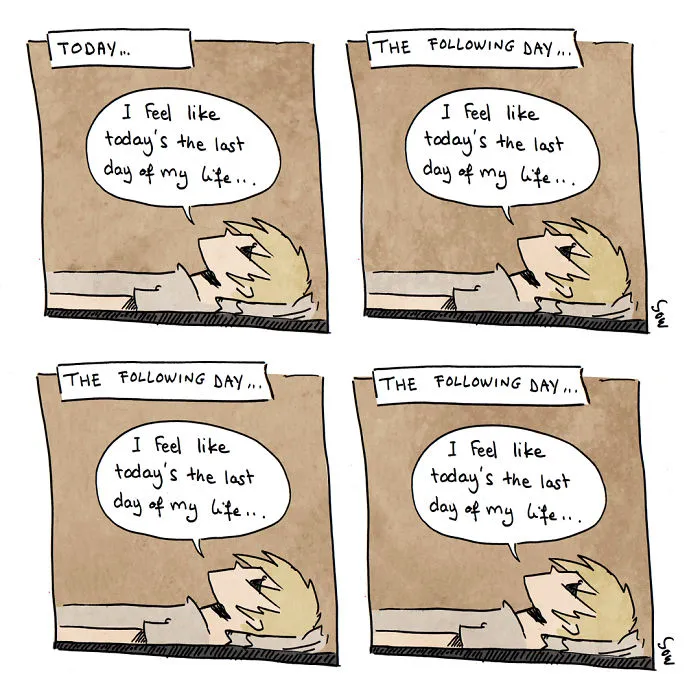 I Explain What My Depression And Anxiety Feels Like Through These Comics