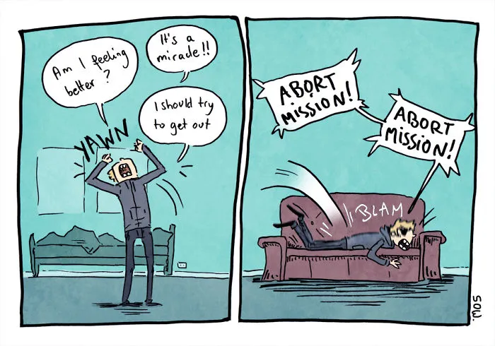 I Explain What My Depression And Anxiety Feels Like Through These Comics