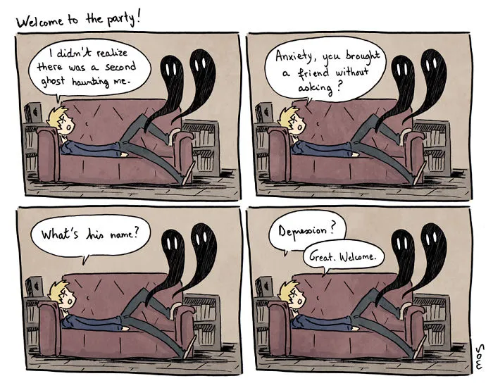 I Explain What My Depression And Anxiety Feels Like Through These Comics