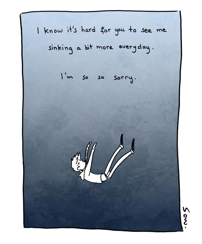 I Explain What My Depression And Anxiety Feels Like Through These Comics