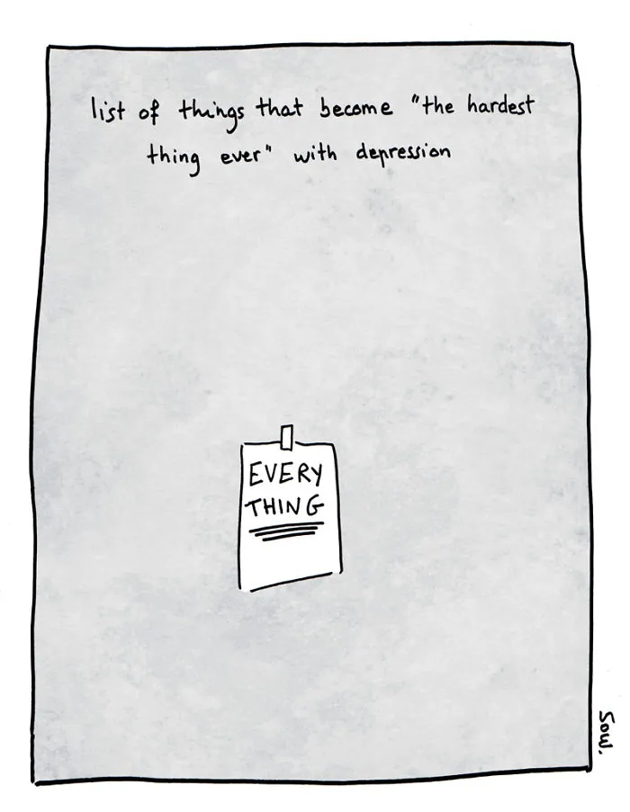 I Explain What My Depression And Anxiety Feels Like Through These Comics