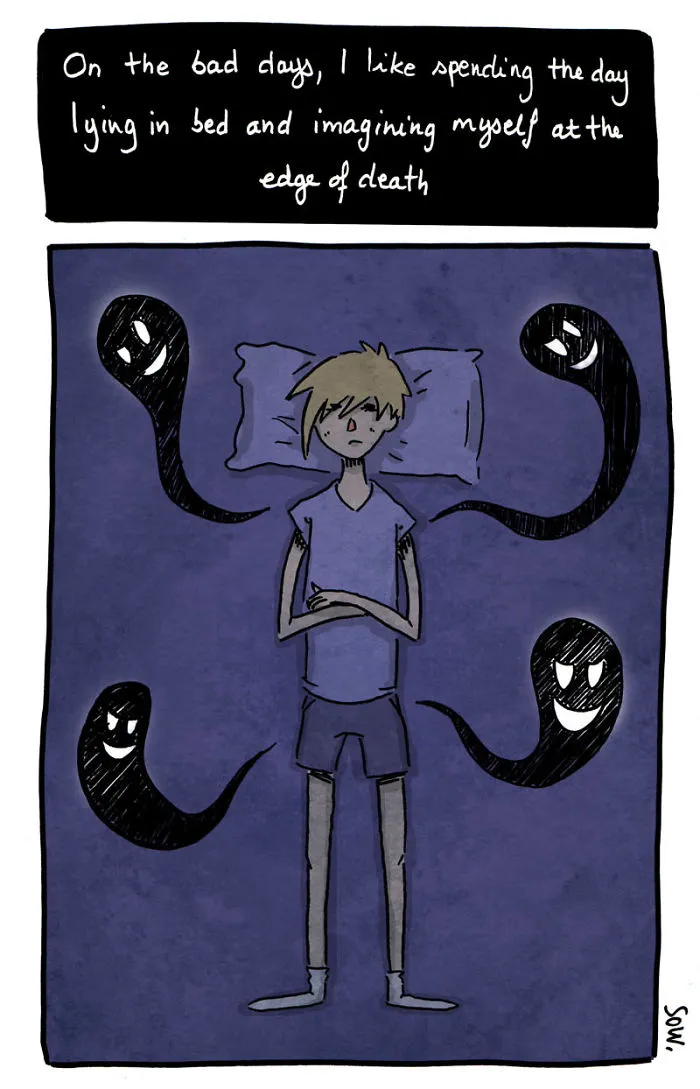 I Explain What My Depression And Anxiety Feels Like Through These Comics
