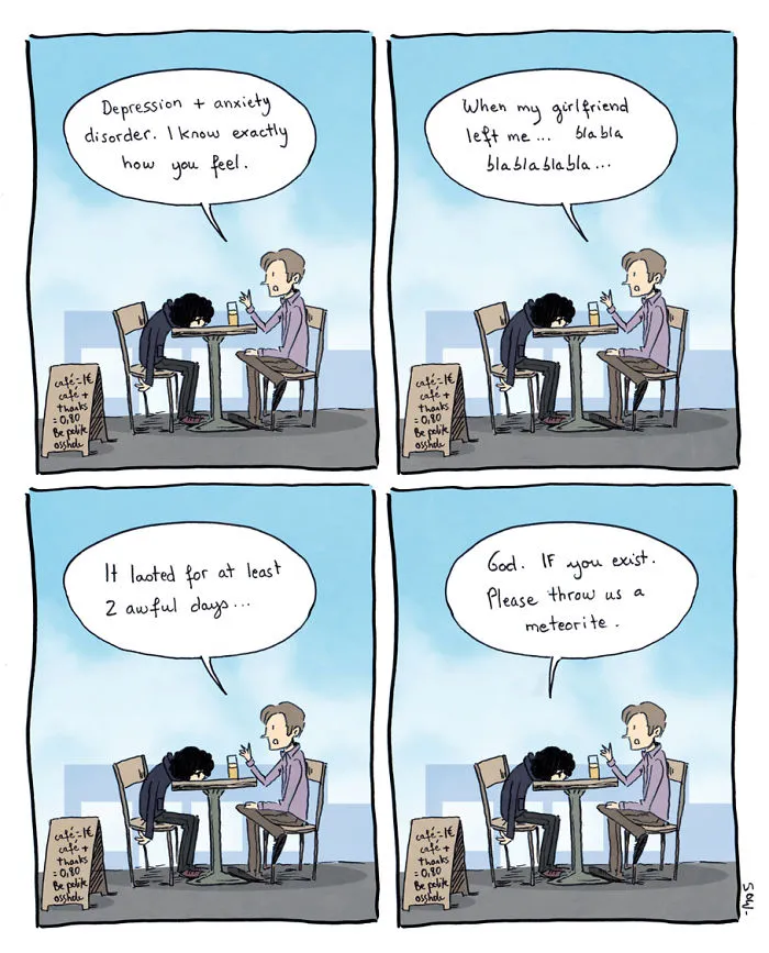 I Explain What My Depression And Anxiety Feels Like Through These Comics