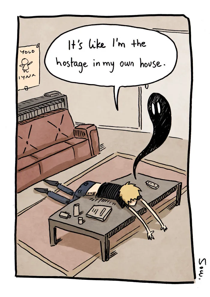 I Explain What My Depression And Anxiety Feels Like Through These Comics