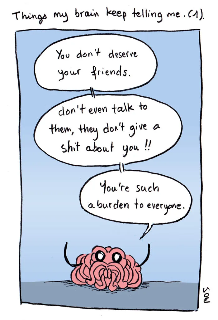 I Explain What My Depression And Anxiety Feels Like Through These Comics