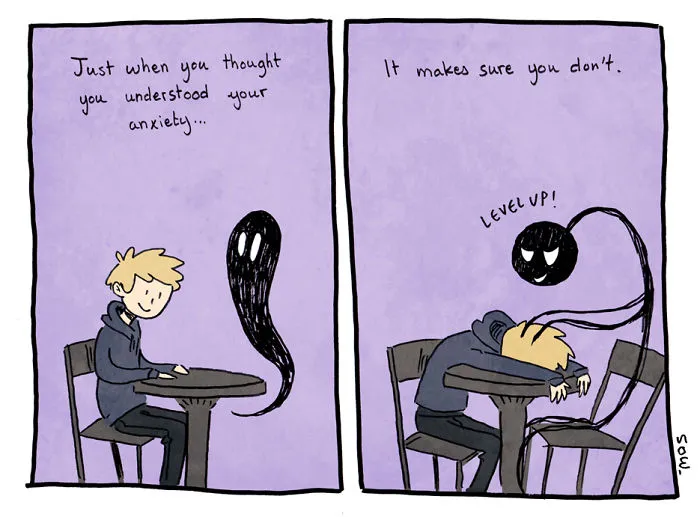 I Explain What My Depression And Anxiety Feels Like Through These Comics