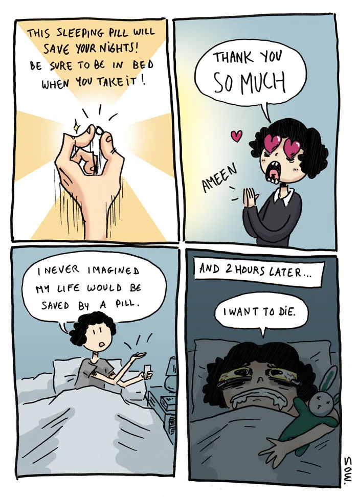 I Explain What My Depression And Anxiety Feels Like Through These Comics