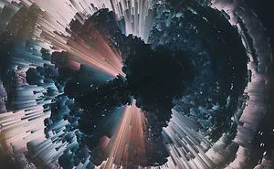 I Create Colorful Abstract Images That Look Like Celestial Dreams