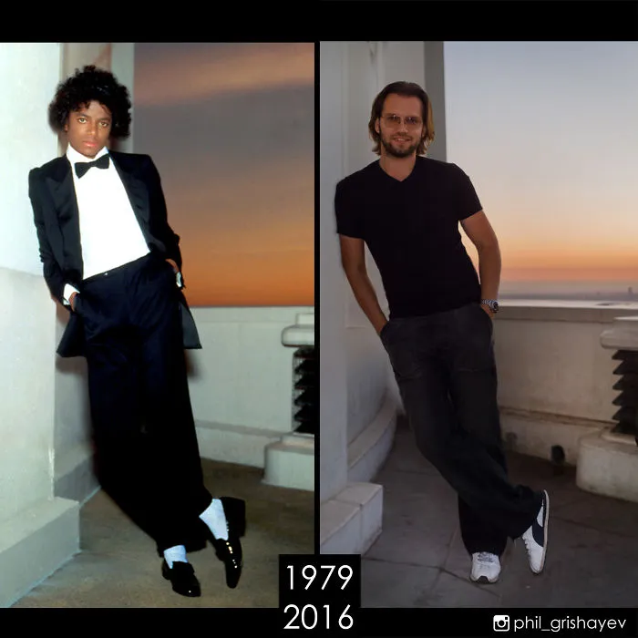 Guy Recreates Iconic Photo Shoots