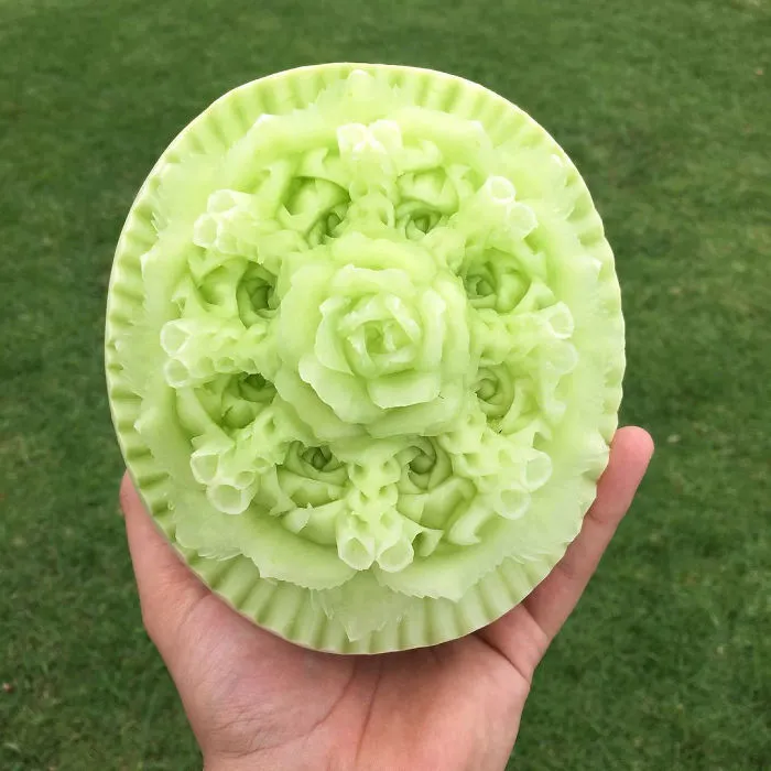 I Carve Intricate Food Sculptures Since 7 Years Old