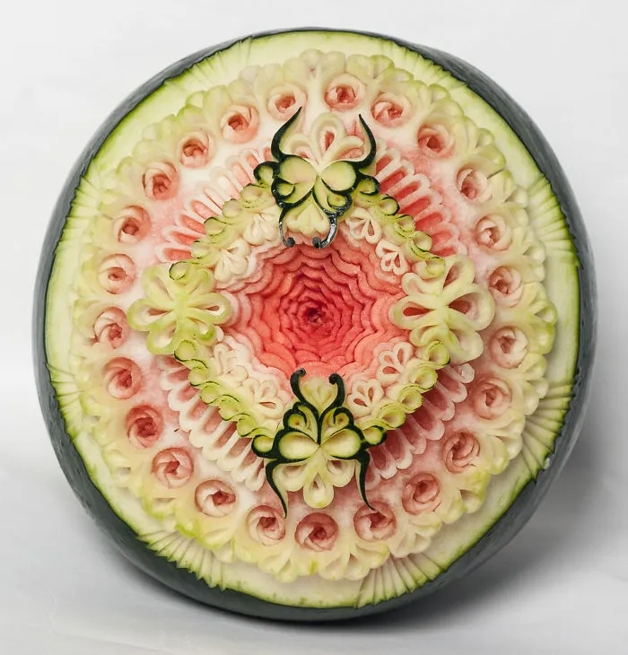 I Carve Intricate Food Sculptures Since 7 Years Old