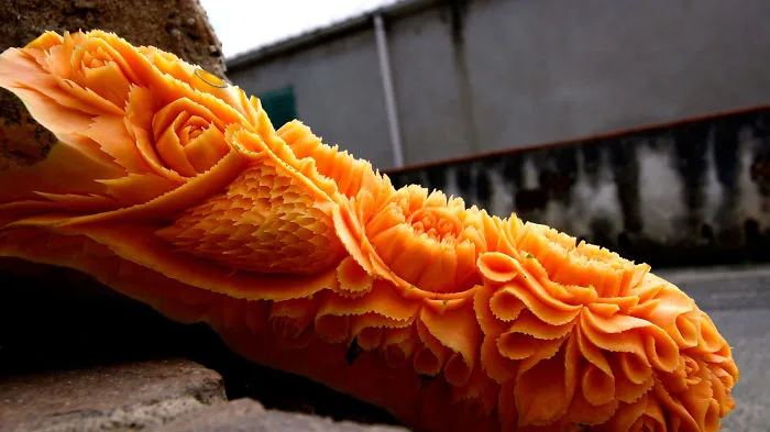 I Carve Intricate Food Sculptures Since 7 Years Old