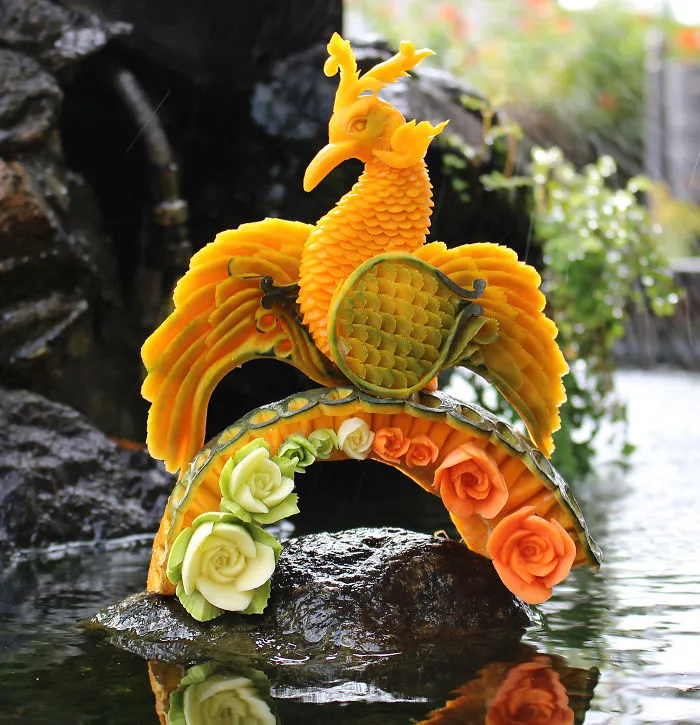 I Carve Intricate Food Sculptures Since 7 Years Old