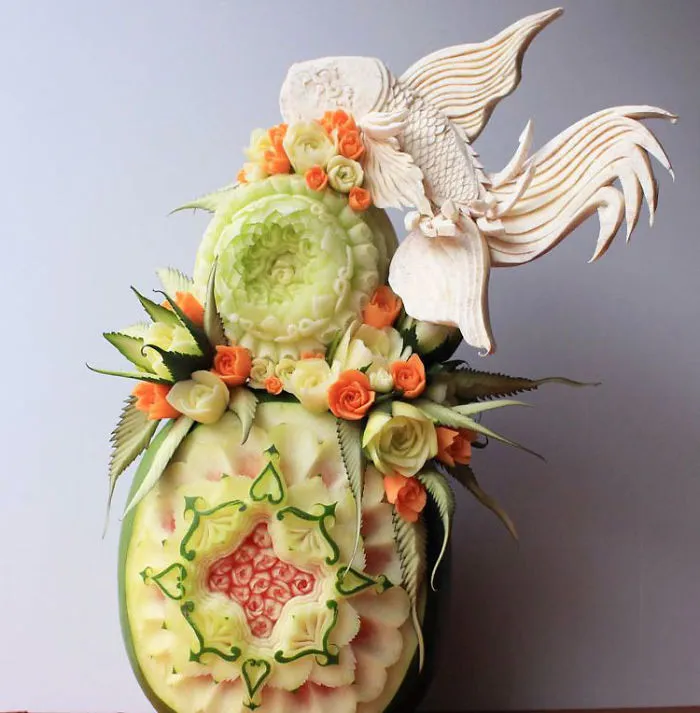 I Carve Intricate Food Sculptures Since 7 Years Old