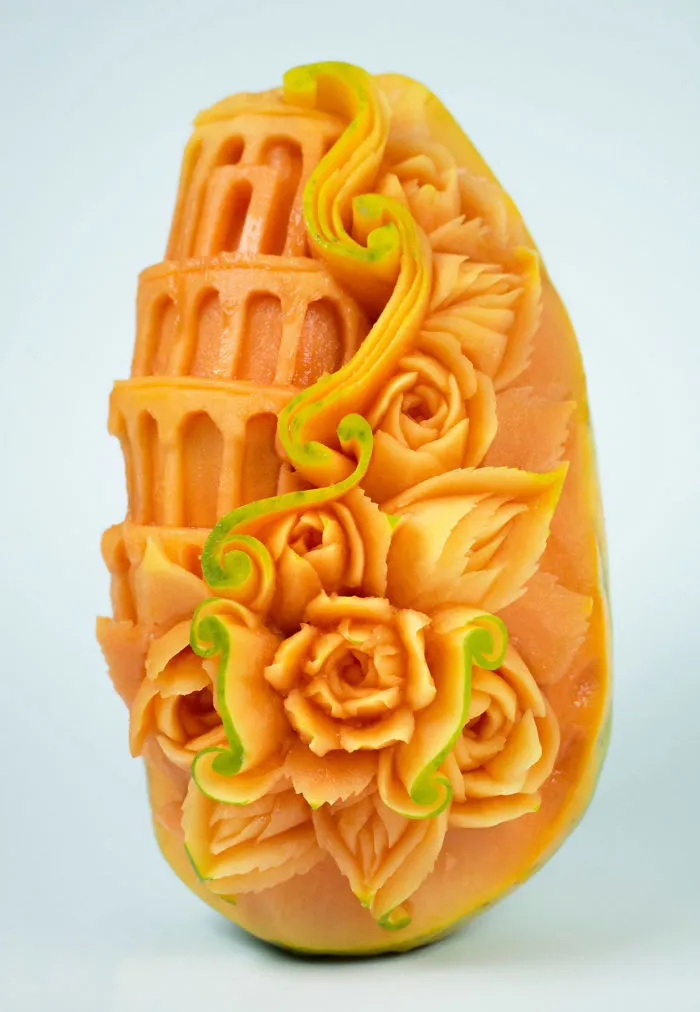 I Carve Intricate Food Sculptures Since 7 Years Old