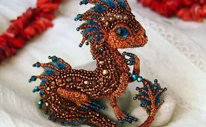 Bead Dragon Brooches By This Russian Artist Will Make You Want To Tame One