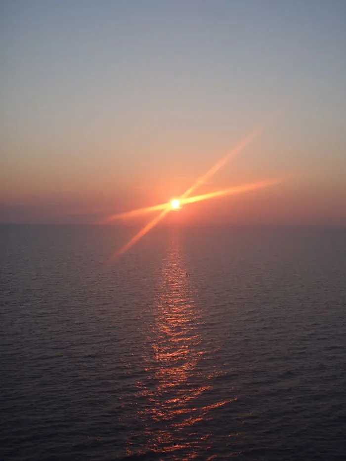 Sunset Photos I've Made While Working On Board A Cruise Ship