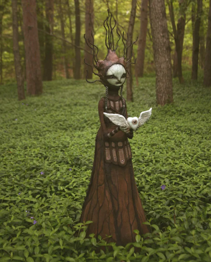 I Sculpt The Creatures Living In My Imagination