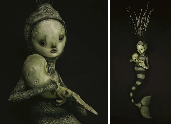 I Sculpt The Creatures Living In My Imagination