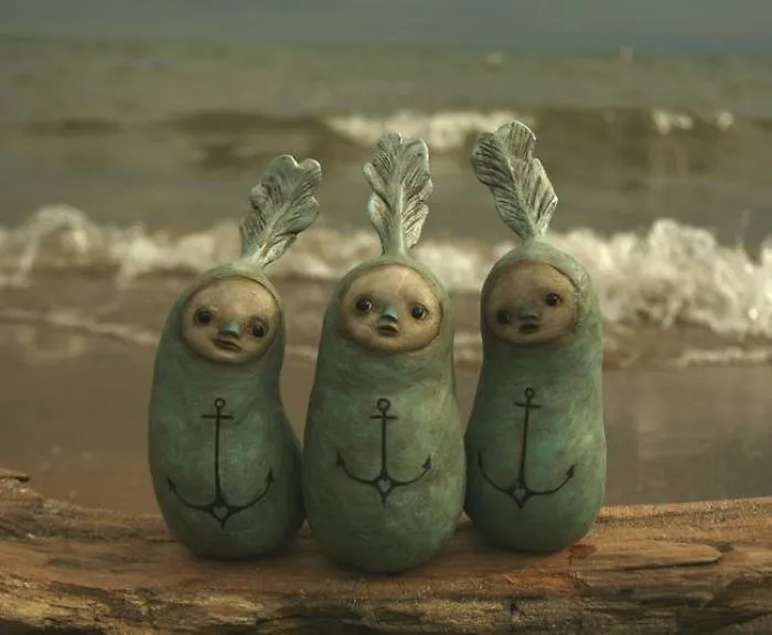 I Sculpt The Creatures Living In My Imagination