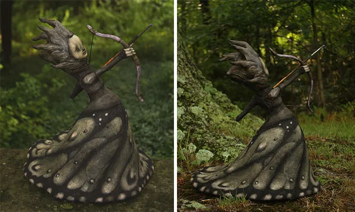 I Sculpt The Creatures Living In My Imagination