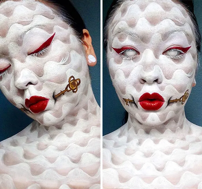 Comic And Anime Inspired Works By A Self-Taught Body Painter