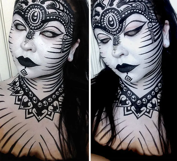 Comic And Anime Inspired Works By A Self-Taught Body Painter