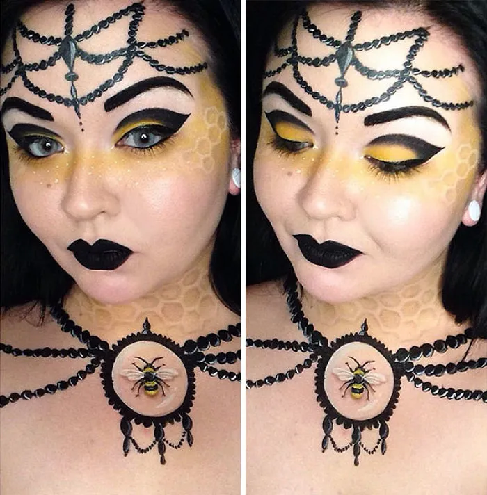 Comic And Anime Inspired Works By A Self-Taught Body Painter