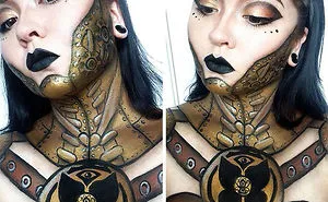 Comic And Anime Inspired Works By A Self-Taught Body Painter