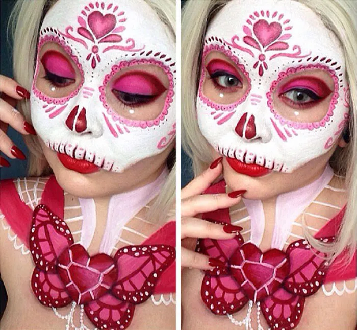 Comic And Anime Inspired Works By A Self-Taught Body Painter