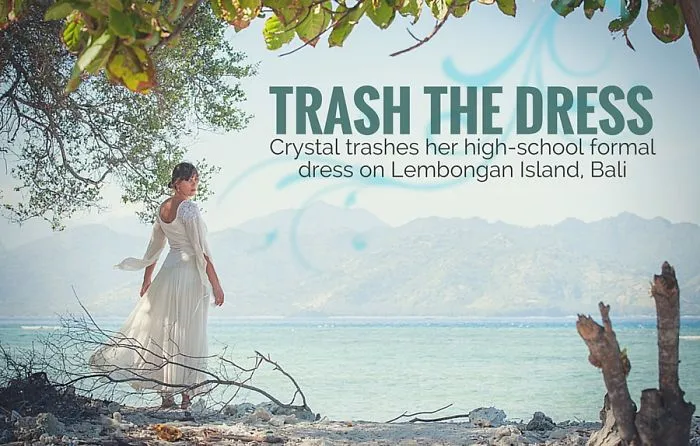 This Girl Trashes Her Year 12 Grad Dress For A Haunting Photoshoot