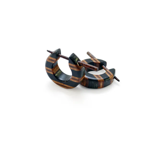 Earrings Out Of Recycled Skateboards